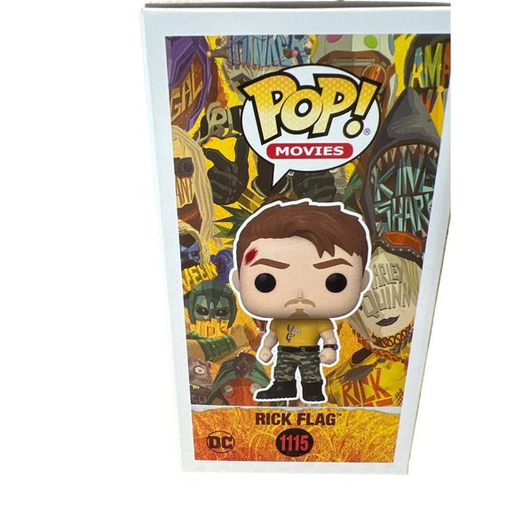 NIB Funko Pop!DC - The suicide Squad - Rick Flag #1115 Pop Movies Gift - Picture 7 of 10
